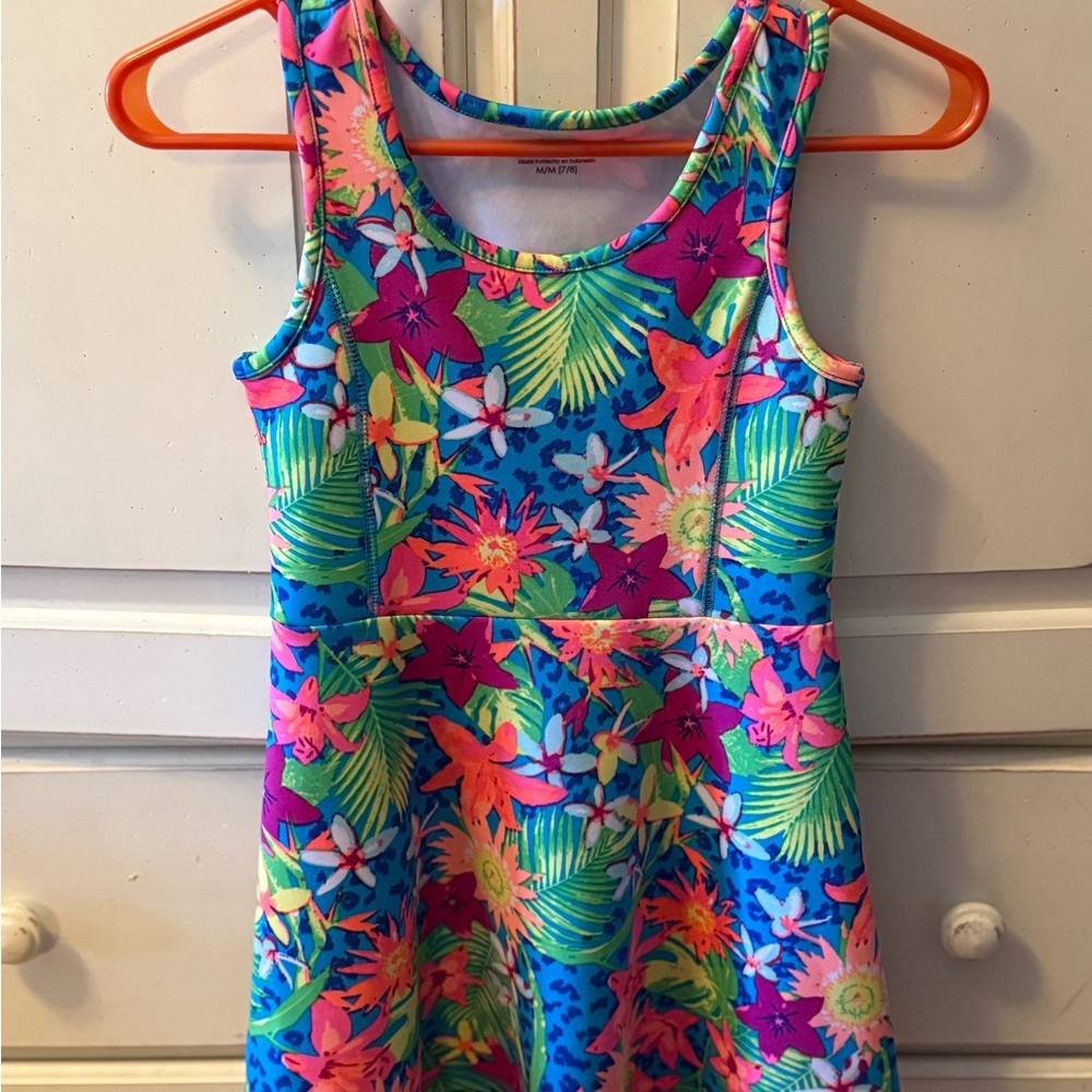 Piper Vibrant Floral Kids Swim One Piece